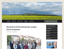 Tablet Screenshot of cdu-saalekreis.de